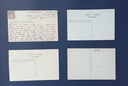 Lot de 4 cartes postales anciennes - île Maurice