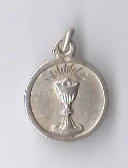 Médaille de baptême en argent 800