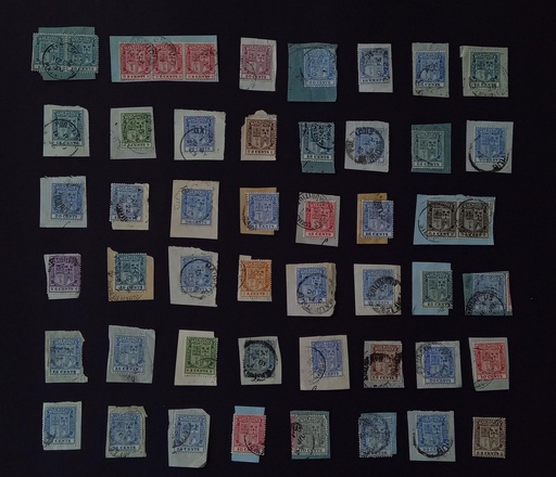 Lot de 50 timbres île Maurice (années 20)